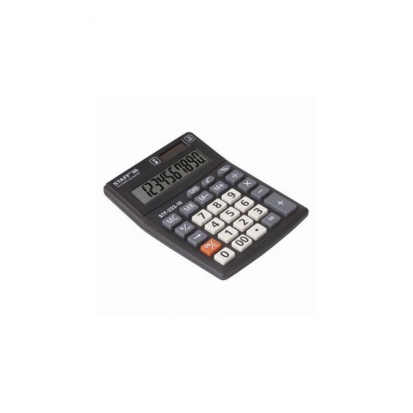 Калькулятор настольный STAFF PLUS STF-222, КОМПАКТНЫЙ (138x103мм), 10 разрядов, двойн.питание,250419 - фото 3