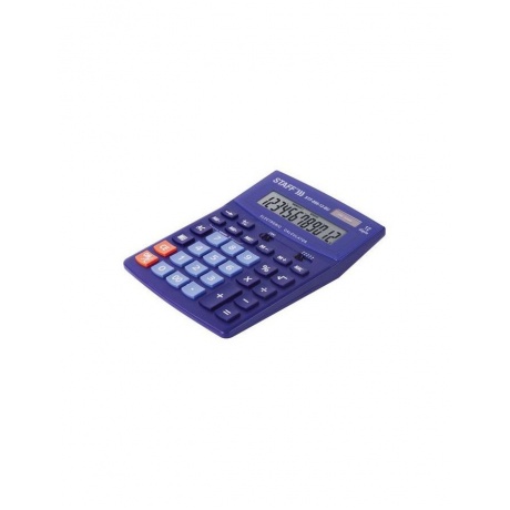 Калькулятор настольный STAFF STF-888-12-BU (200х150мм) 12 разрядов, двойное питание, СИНИЙ, 250455 - фото 2