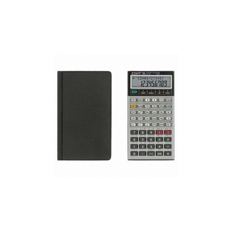 Калькулятор инженерный двухстрочный STAFF STF-169 (143х78мм), 242 функции, 10+2 разрядов, 250138 - фото 1