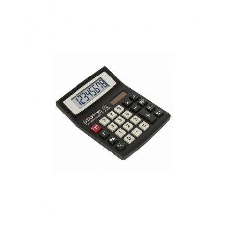 Калькулятор настольный STAFF STF-8008, КОМПАКТНЫЙ (113х87мм), 8 разрядов, двойное питание, 250147 - фото 4