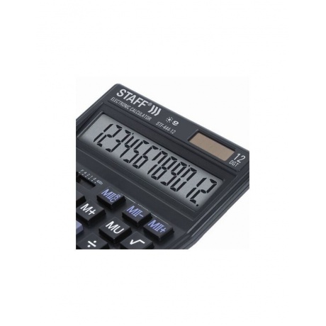 Калькулятор настольный STAFF STF-444-12 (199x153мм), 12 разрядов, двойное питание, 250303 - фото 5