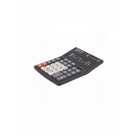 Калькулятор настольный STAFF PLUS STF-333 (200x154мм), 12 разрядов, двойное питание, 250415 - фото 3