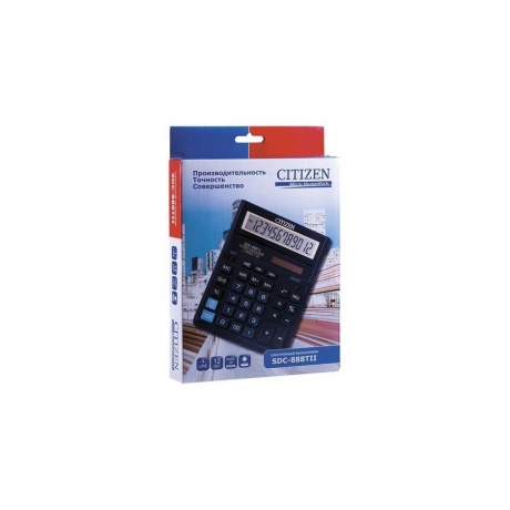 Калькулятор настольный CITIZEN SDC-888TII (203х158мм), 12 разрядов, двойное питание - фото 2