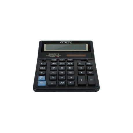 Калькулятор настольный CITIZEN SDC-888TII (203х158мм), 12 разрядов, двойное питание - фото 4