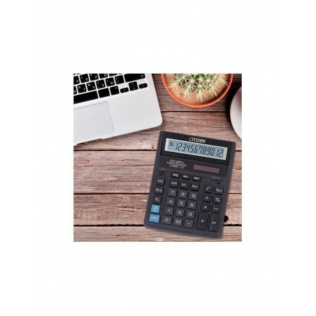 Калькулятор настольный CITIZEN SDC-888TII (203х158мм), 12 разрядов, двойное питание - фото 7