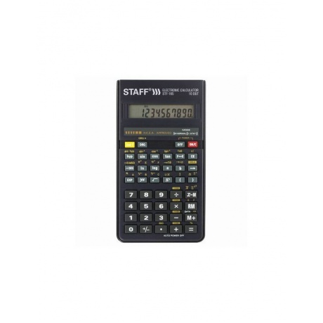 Калькулятор инженерный STAFF STF-165 (143х78мм), 128 функций, 10 разрядов, 250122 - фото 1