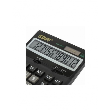 Калькулятор настольный STAFF STF-2512 (170х125мм), 12 разрядов, двойное питание, 250136 - фото 4