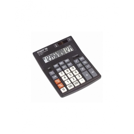 Калькулятор настольный STAFF PLUS STF-333 (200x154мм), 14 разрядов, двойное питание, 250416 - фото 3