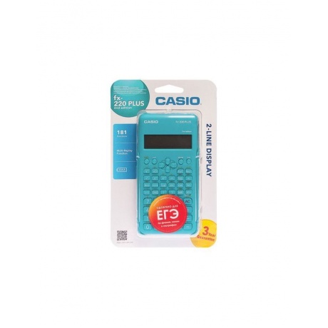 Калькулятор инженерный CASIO FX-220PLUS-S (155х78мм), 181 функция,пит.от батареи,серт.для ЕГЭ - фото 3