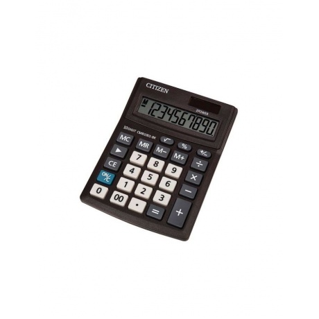 Калькулятор настольный CITIZEN BUSINESS LINE CMB1001BK, МАЛЫЙ(136x100мм),10 разрядов,двойное питание - фото 3