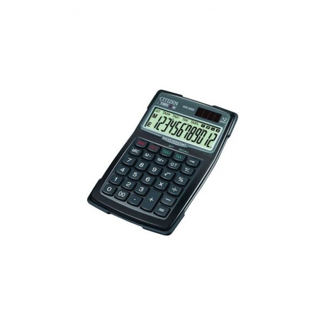 Калькулятор настольный водопыленепрониц. CITIZEN WR-3000 КОМПАКТ. (152x106мм), 12 разряд, дв.питание - фото 1