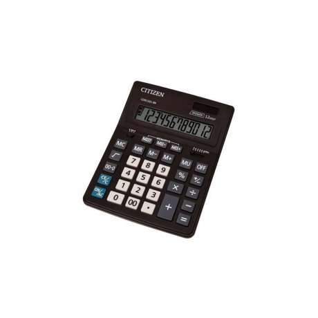 Калькулятор настольный CITIZEN BUSINESS LINE CDB1201BK (205x155мм), 12 разрядов, двойное питание - фото 2