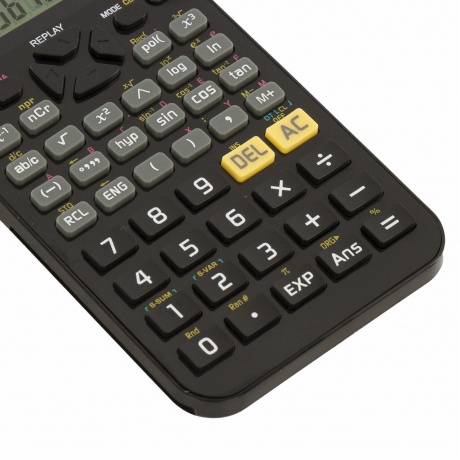 Калькулятор инженерный двухстрочный Brauberg SC-850 (163х82 мм), 240 функций, 10+2 разрядов, двойное питание, ЧЕРНЫЙ, 250525 - фото 8