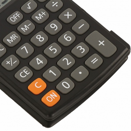 Калькулятор карманный Brauberg PK-865-BK (120x75 мм), 8 разрядов, двойное питание, ЧЕРНЫЙ, 250524 - фото 14