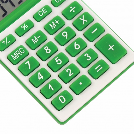 Калькулятор карманный Brauberg PK-608-GN (107x64 мм), 8 разрядов, двойное питание, ЗЕЛЕНЫЙ, 250520 - фото 11