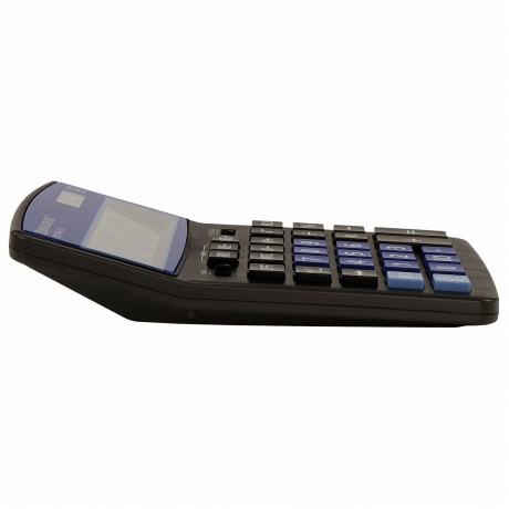 Калькулятор настольный Brauberg EXTRA-12-BKBU (206x155 мм), 12 разрядов, двойное питание, ЧЕРНО-СИНИЙ, 250472 - фото 11