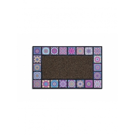 Коврик придверный MOSAIC QUADRO violet 76Х45 см ATTRIBUTE MAT