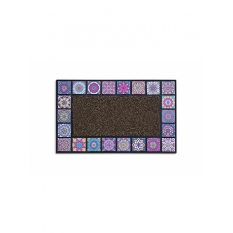 Коврик придверный MOSAIC QUADRO violet 76Х45 см ATTRIBUTE MAT