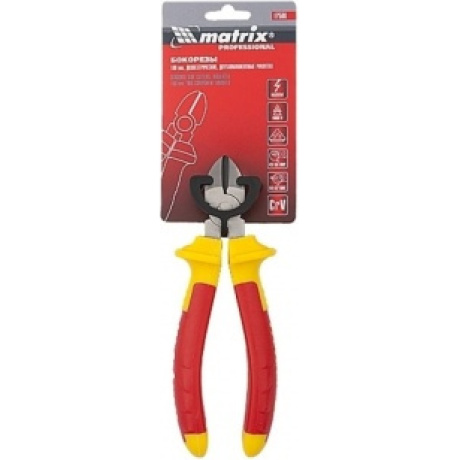 Бокорезы Insulated, 160мм, двухкомпонентные рукоятки Matrix (17506) - фото 3