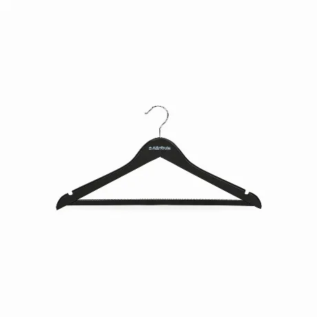 Набор вешалок универсальных SILUET BLACK 44см 4шт ATTRIBUTE HANG...