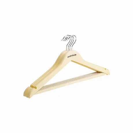 Набор вешалок универсальных SILUET CREAM 44см 4шт ATTRIBUTE HANG...