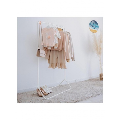 Вешалка гардеробная Радуга 3 белый ВНП 391 Б - фото 6