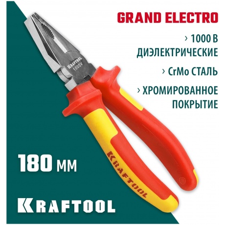 Плоскогубцы Kraftool Electro-Kraft 2202-1-18_z01 - фото 7