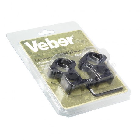 Кольца для прицела Veber 2521HA Weaver - фото 2