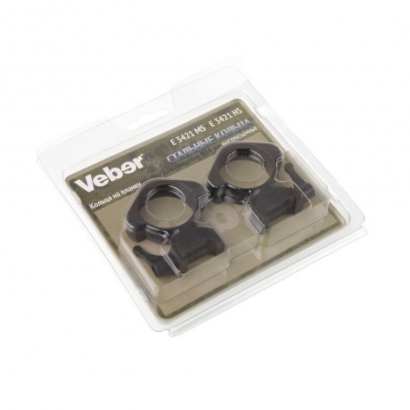 Кольца для прицела Veber E 3421 MS быстросъемные - фото 2