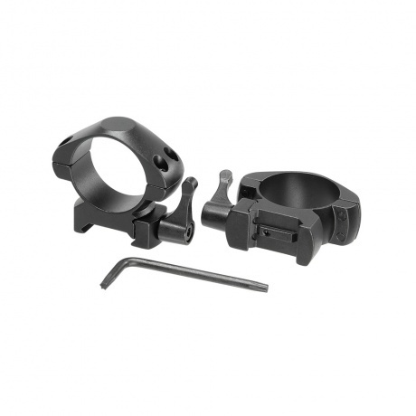 Кольца для прицела Veber E 3021 QM Weaver быстросъёмные - фото 1