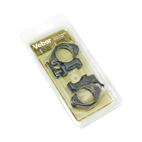 Кольца для прицела Veber E 3021 QM Weaver быстросъёмные - фото 2