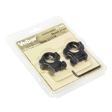 Кольца для прицела Veber 2521 M (25473) - фото 2