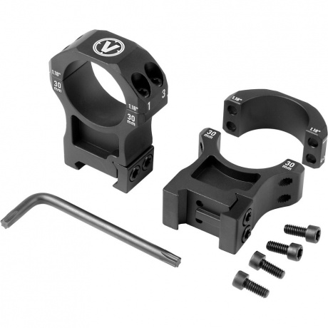 Кольца для прицела Veber Alfa R30H на Weaver 7075 - фото 2