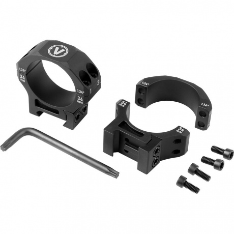 Кольца для прицела Veber Alfa R34L на Weaver 7075 - фото 2