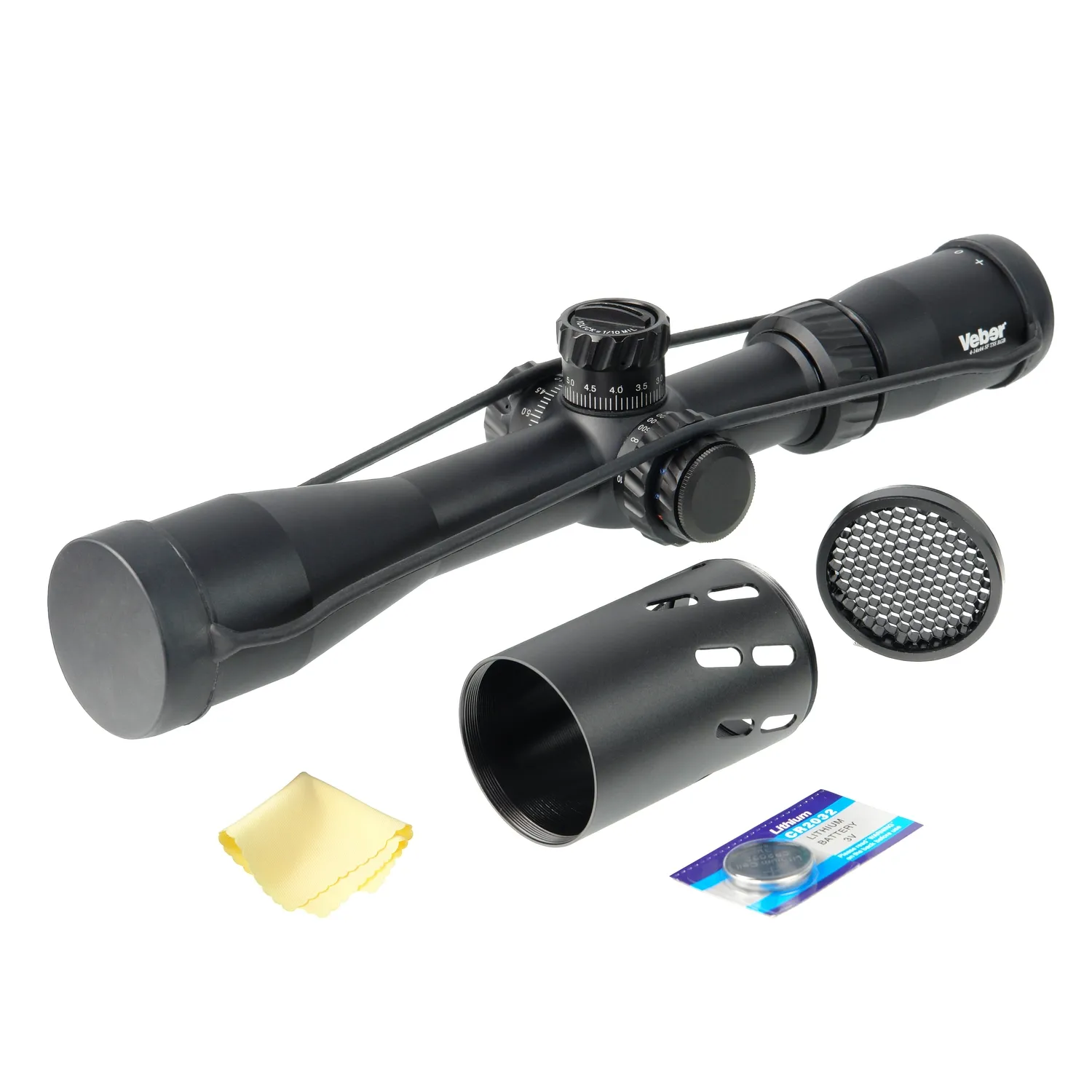 Прицел оптический Veber Black Russian 4-14x44 SF TSS RGB - фото 4