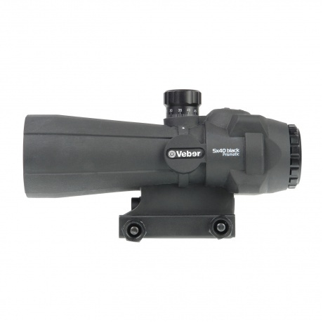 Прицел оптический Veber Wolf Prismatic 5х40 RGB - фото 3