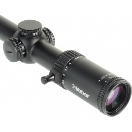 Прицел оптический Veber Wolf 1.25-4.5х26 IR FD07 Загонник - фото 3