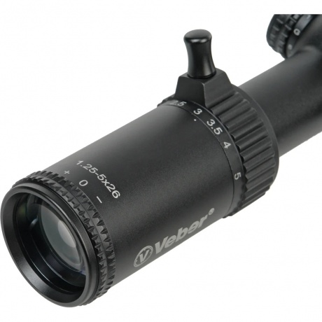 Прицел оптический Veber Wolf 1.25-5x26 IR H08 - фото 6