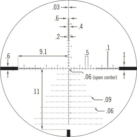 Прицел оптический Vortex Diamondback Tactical 6-24X50 FFP - фото 3