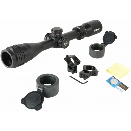 Прицел оптический Veber Пневматика 3-9X40 AOE RG - фото 5