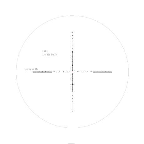 Прицел оптический Veber Пневматика III 6-24X50 SF IR - фото 12