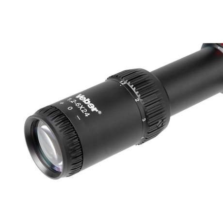 Прицел оптический Veber Пневматика 1.2-6х24 - фото 4