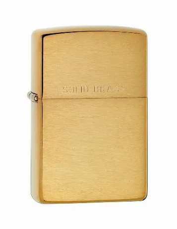 Зажигалка Zippo с покрытием Brushed Brass (204)