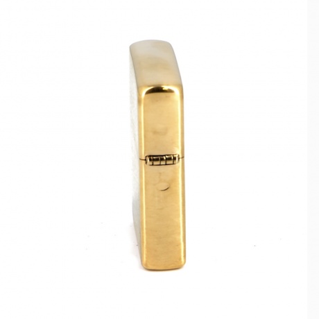 Зажигалка Zippo с покрытием Brushed Brass (204) - фото 3