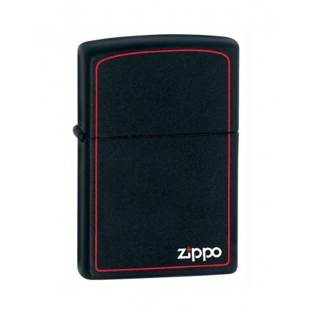 Зажигалка Zippo № 218ZB с покрытием Black Matte (218ZB) - фото 1