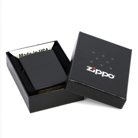 Зажигалка Zippo с покрытием Black Crackle (236) - фото 3