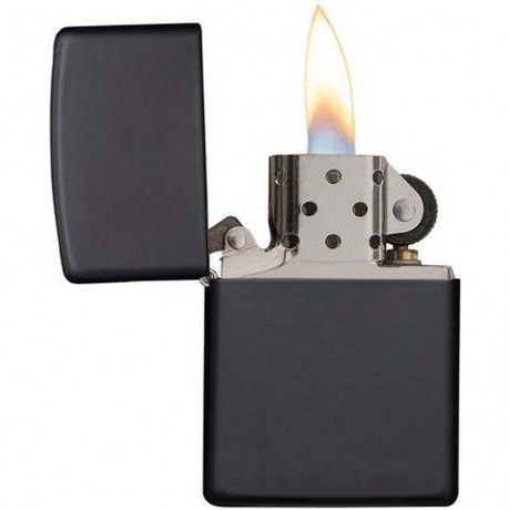 Зажигалка для трубок Zippo Black Matte (218PL) - фото 3
