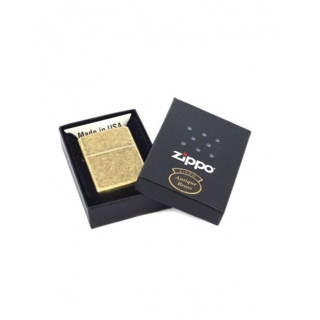 Зажигалка Zippo с покрытием Anitque Brass (201FB) - фото 3