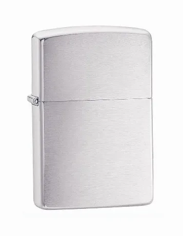 Зажигалка Zippo c покрытием Brushed Chrome (162)