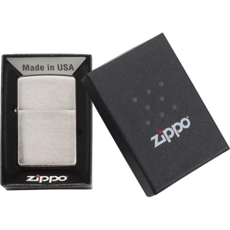Зажигалка Zippo c покрытием Brushed Chrome (162) - фото 3